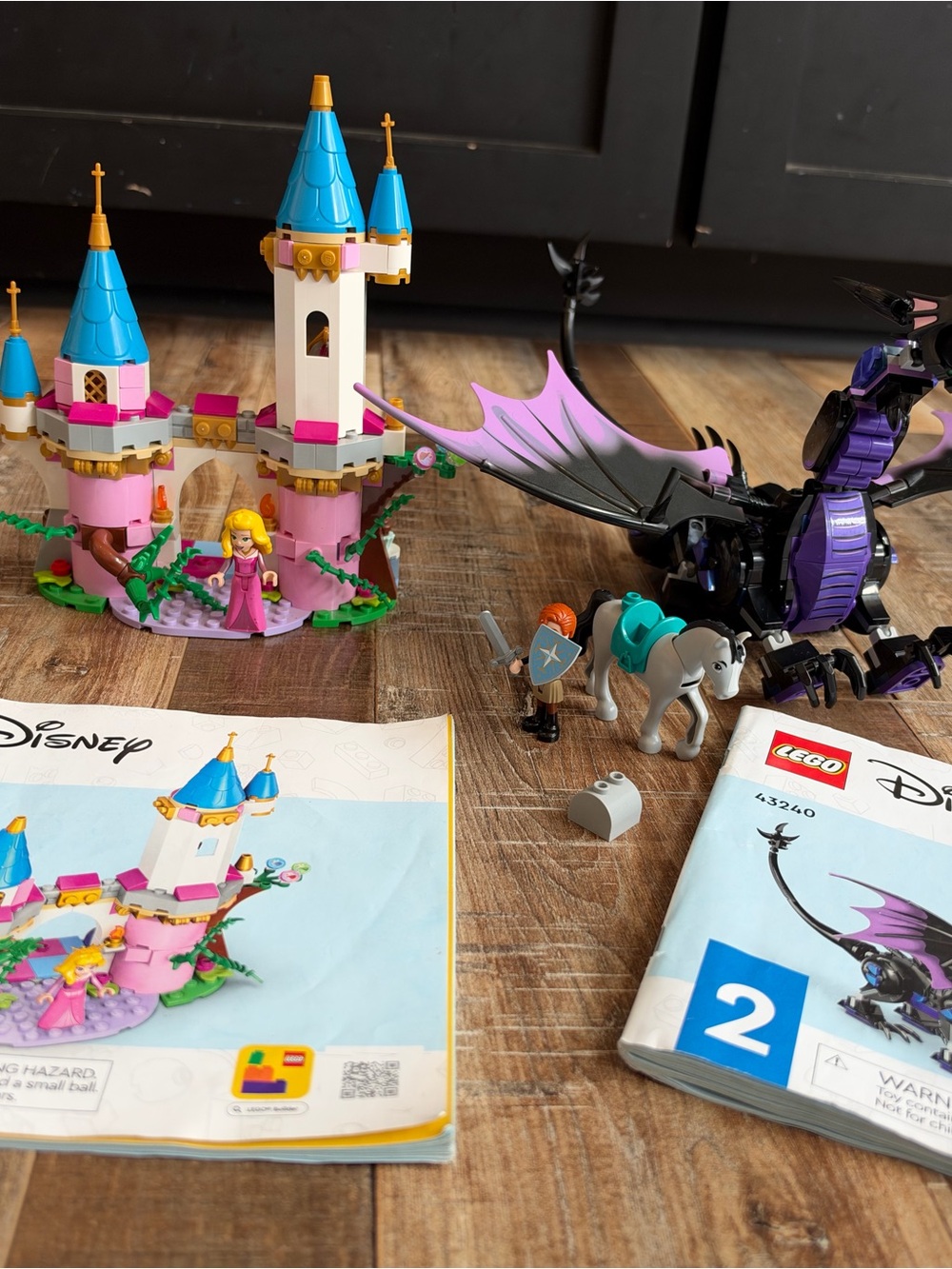 LEGO 43240 Maleficent’s Dragon Form and Auroras Castle (retired)